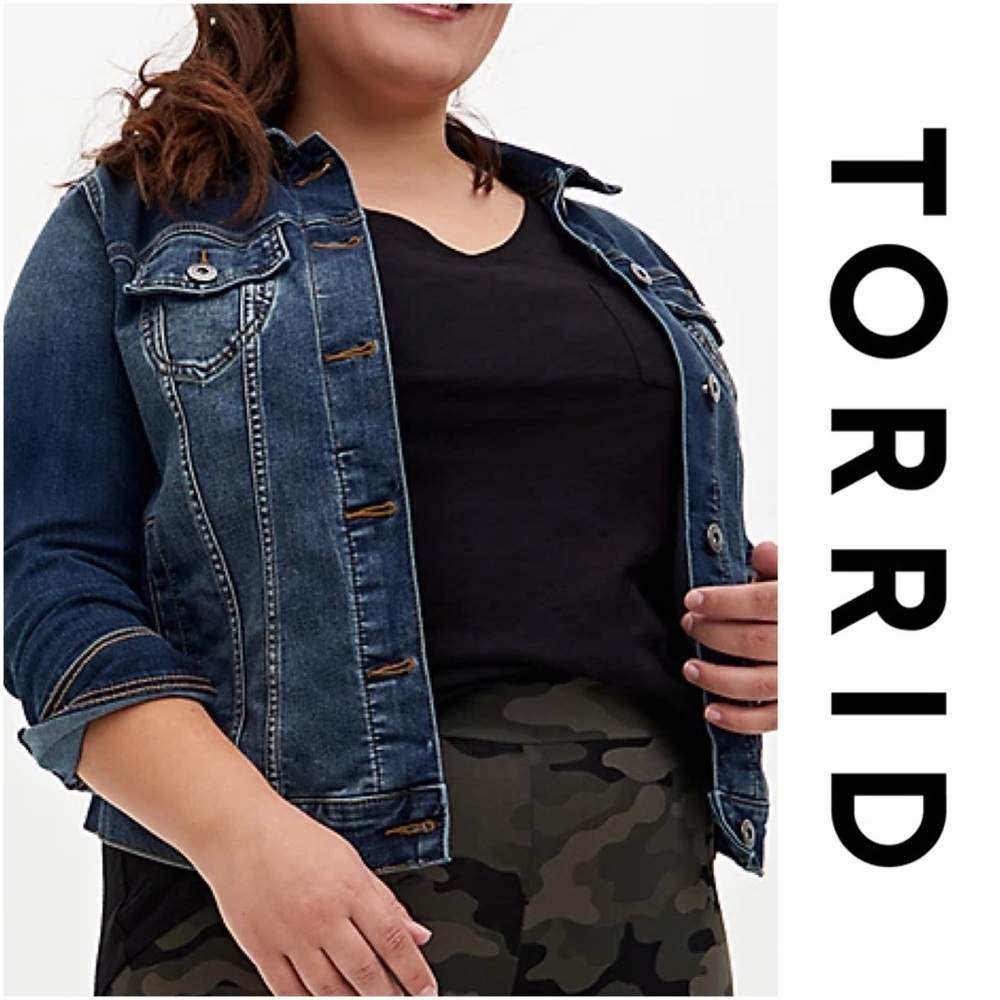 TORRID POCKET TEE TUNIC - HERITAGE SLUB BLACK